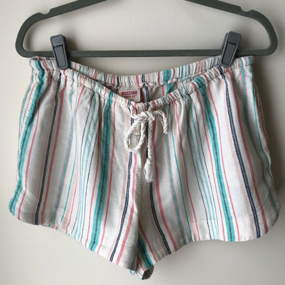 Mossimo striped resort drawstring shorts